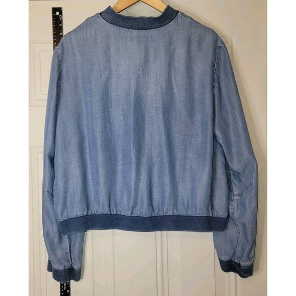 Gap Indigo denim blue bomber jacket, size XL - Picture 7 of 7